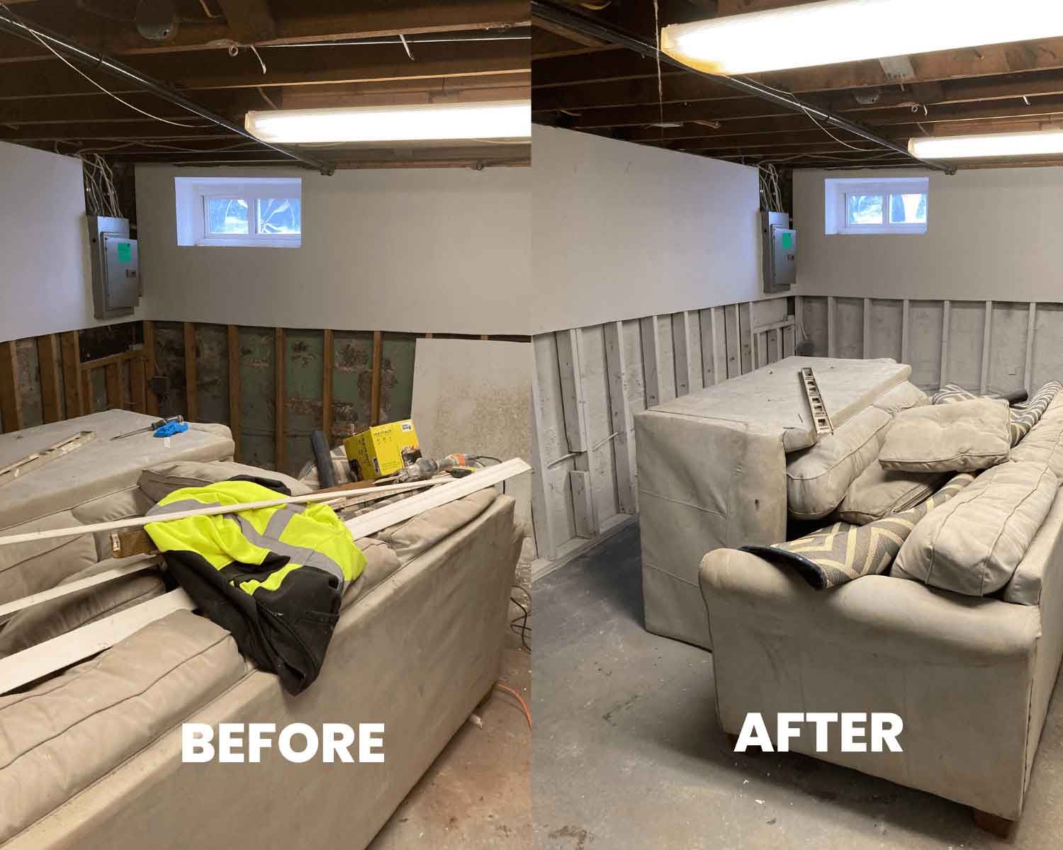 Restored basement